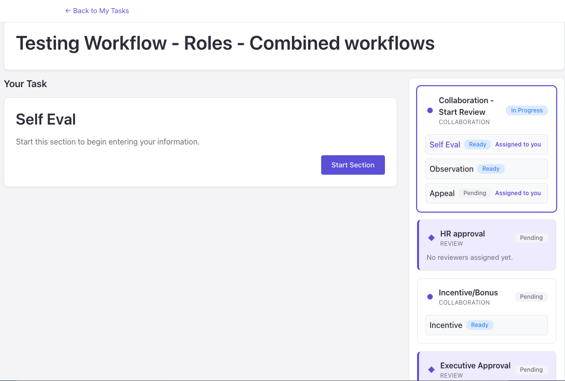 User Collaboration and Review screenshot
